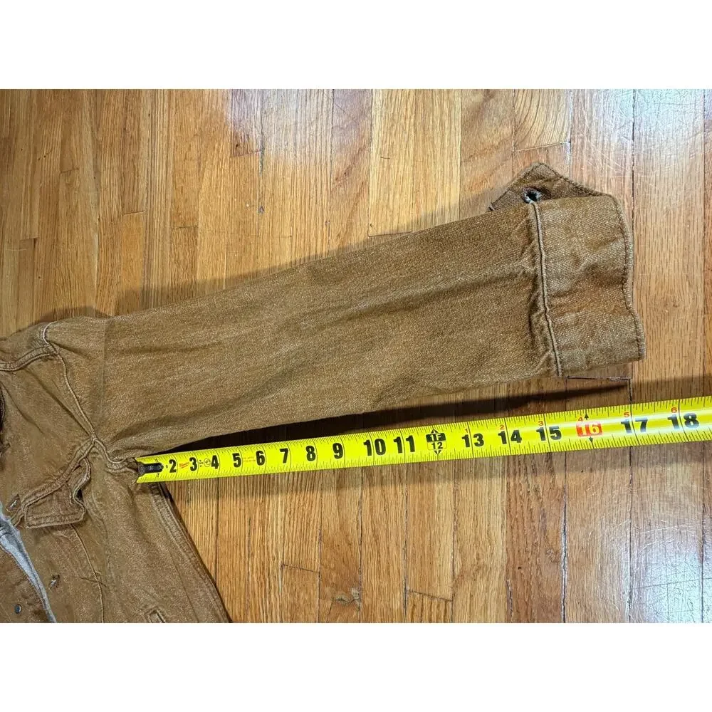 Levi Strauss & Co. Brown Denim Trucker Jacket Men’s Medium Distressed Western Je